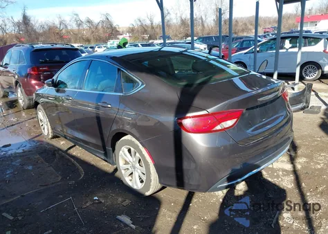 2015 Chrysler 200 Limited z USA, uszkodzony, nr VIN 1C3CCCAB3FN741880